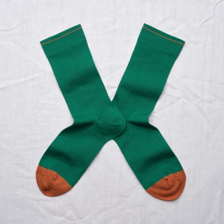 Solid Emerald Green Socks